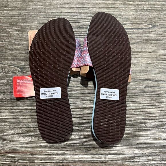 Havaianas Womens You Malta Flip-Flop Sandals Slip-On Open-Toe Blue Water… - Picture 6 of 6